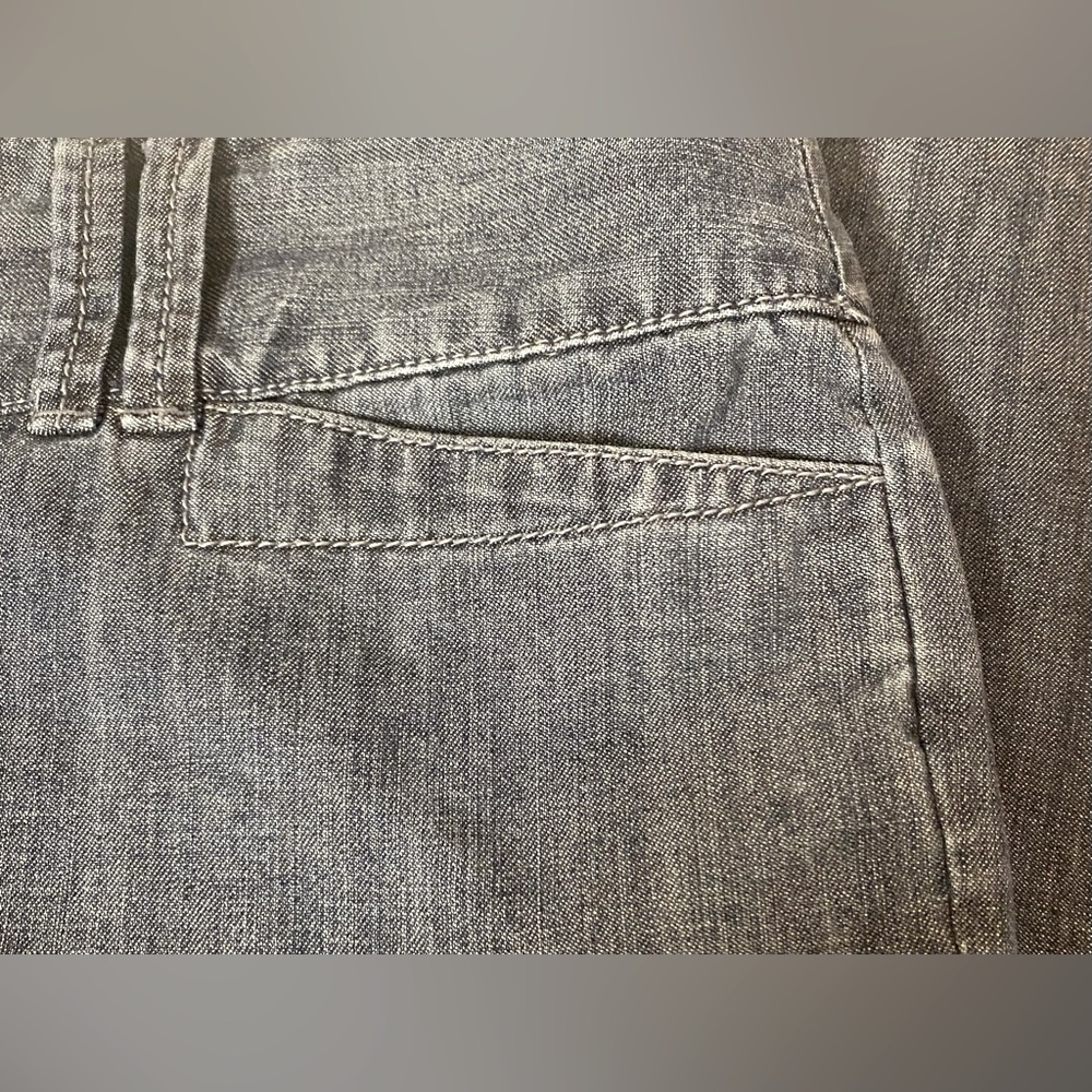 Ann Taylor LOFT Jeans Boot Cut 100% Cotton Mid-Rise (8P Petite)